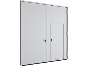 Распашные гаражные ворота VRGMV01 4500x5000